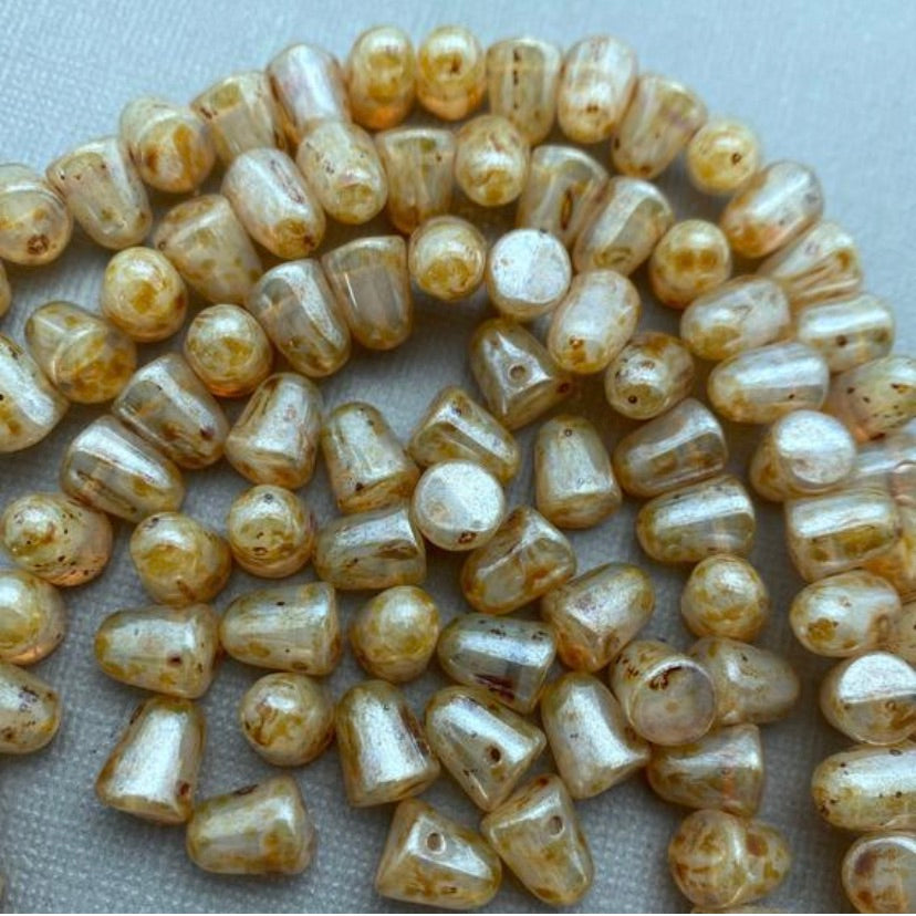 Gumdrop Glass Beads