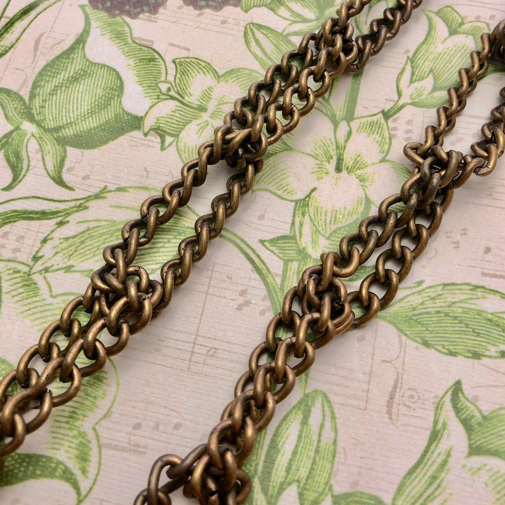 Vintage Brass Chain (Sold By The Foot)