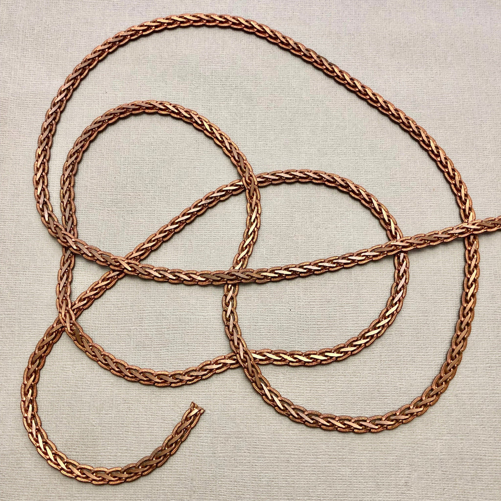 Copper Snake Chain (Sold By The Foot) 6x8mm