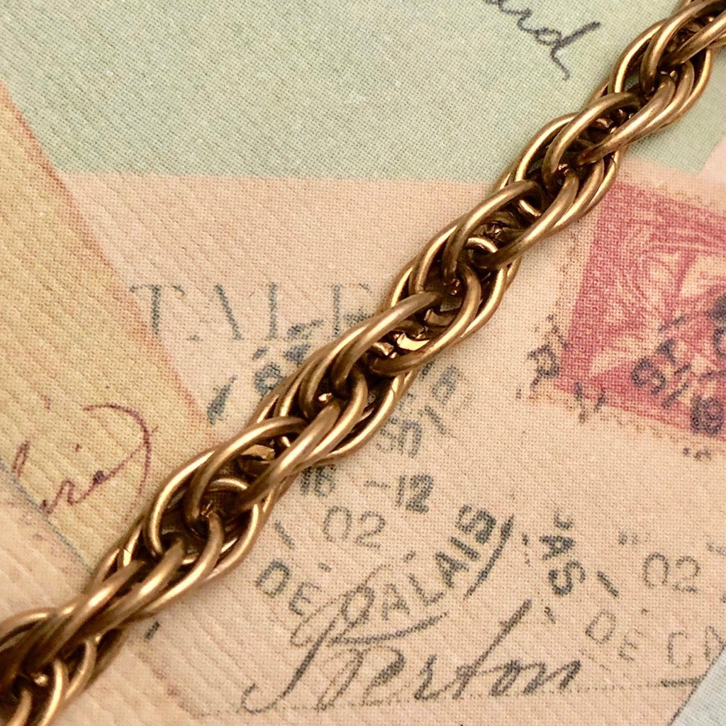 Vintage Brass Chain 3x4mm (Sold By The Foot) (BRA31)