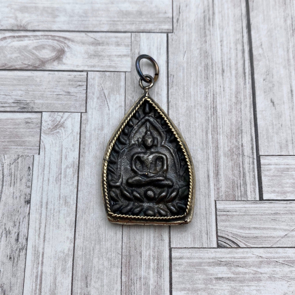 Black Patina Amulet Pendant From Thailand (MAP1)
