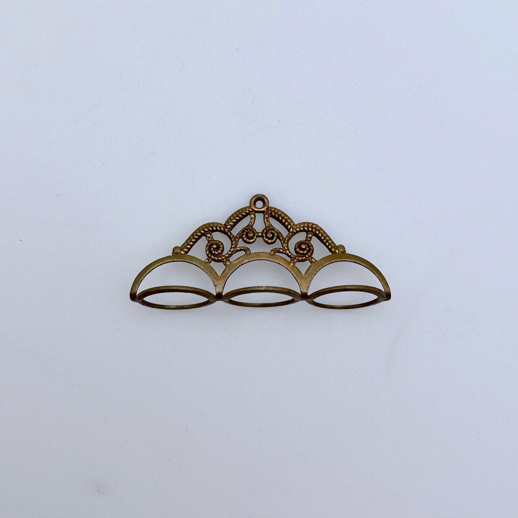 Vintage Brass Chandelier Connector Pendant (BP96)