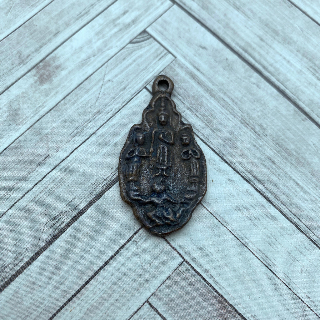 Community Prayer Teardrop Amulet Pendant From Thailand (SAP23)
