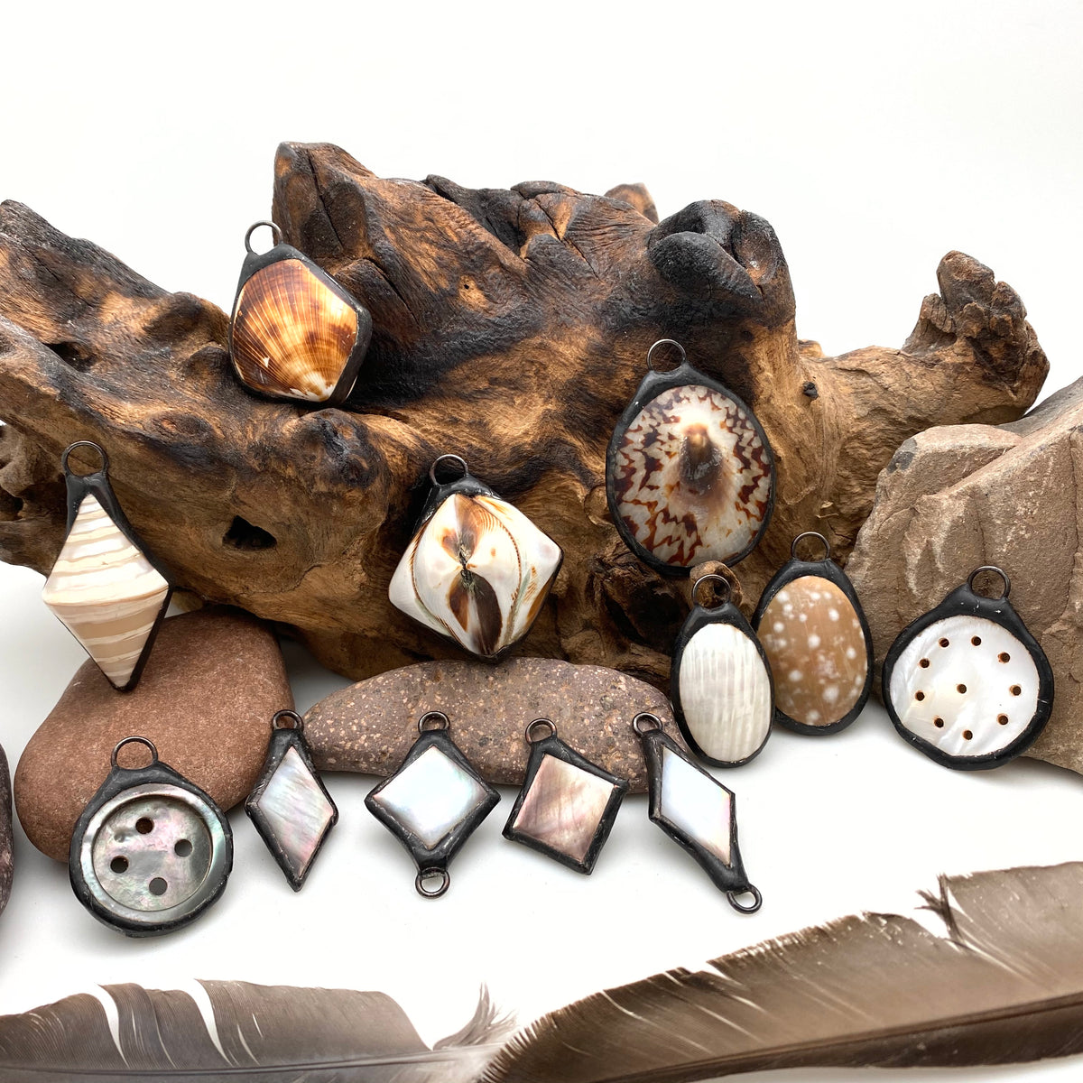 Soldered Shell Pendants – The Mod Ant