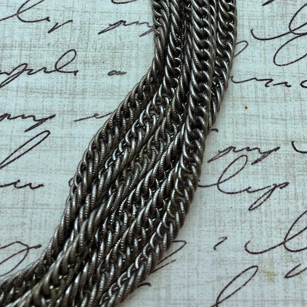 Vintage Metal Chain 3x5mm (Sold By The Foot) (SILV32)
