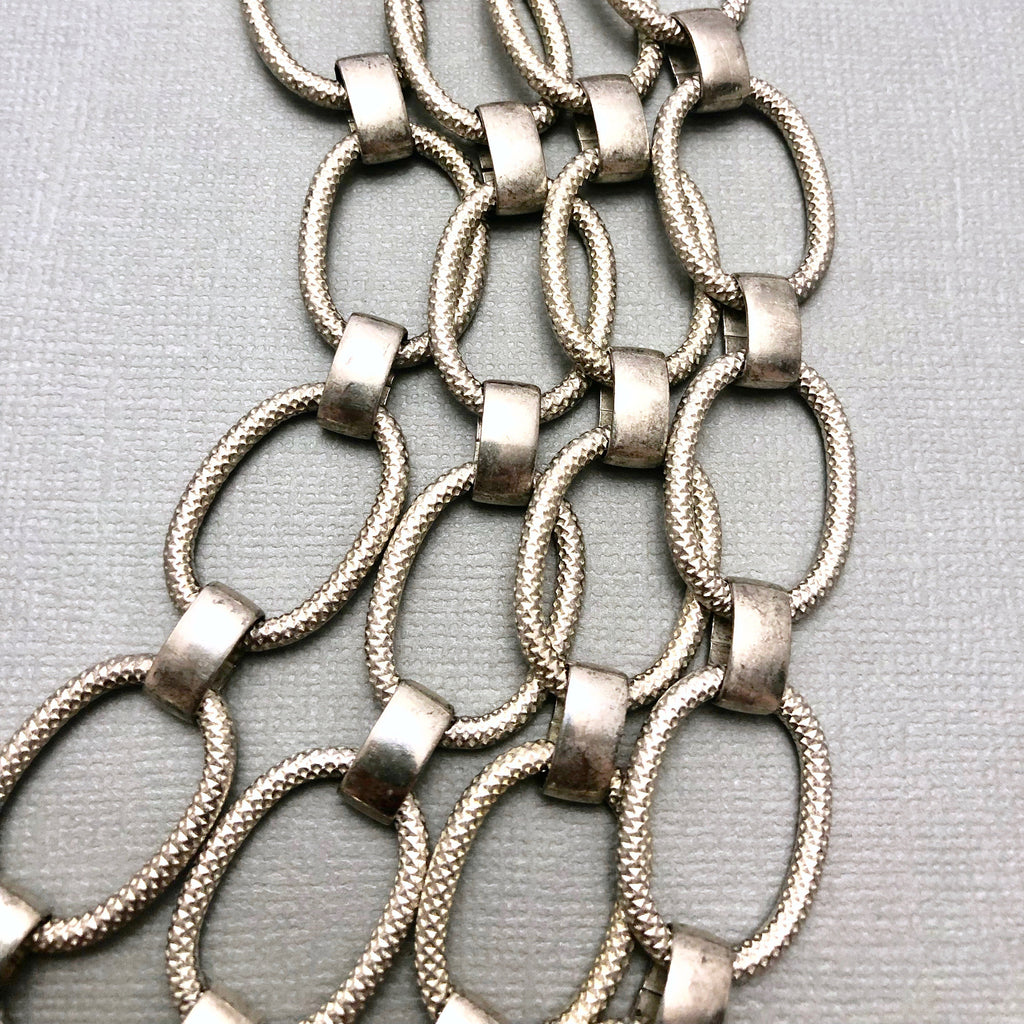 Vintage Oval Brass Chain (Sold By The Foot) 5x11mm & 18x24mm
