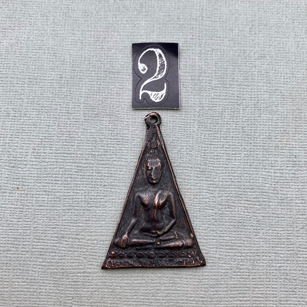 Triangular Buddha Amulet Pendant From Thailand (Available in 3 Options) (SAP2)