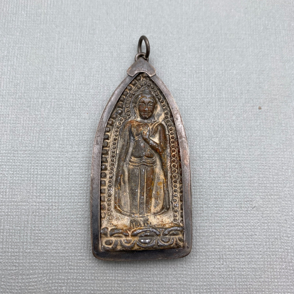 Standing Buddha Amulet Pendant From Thailand (LAP3)