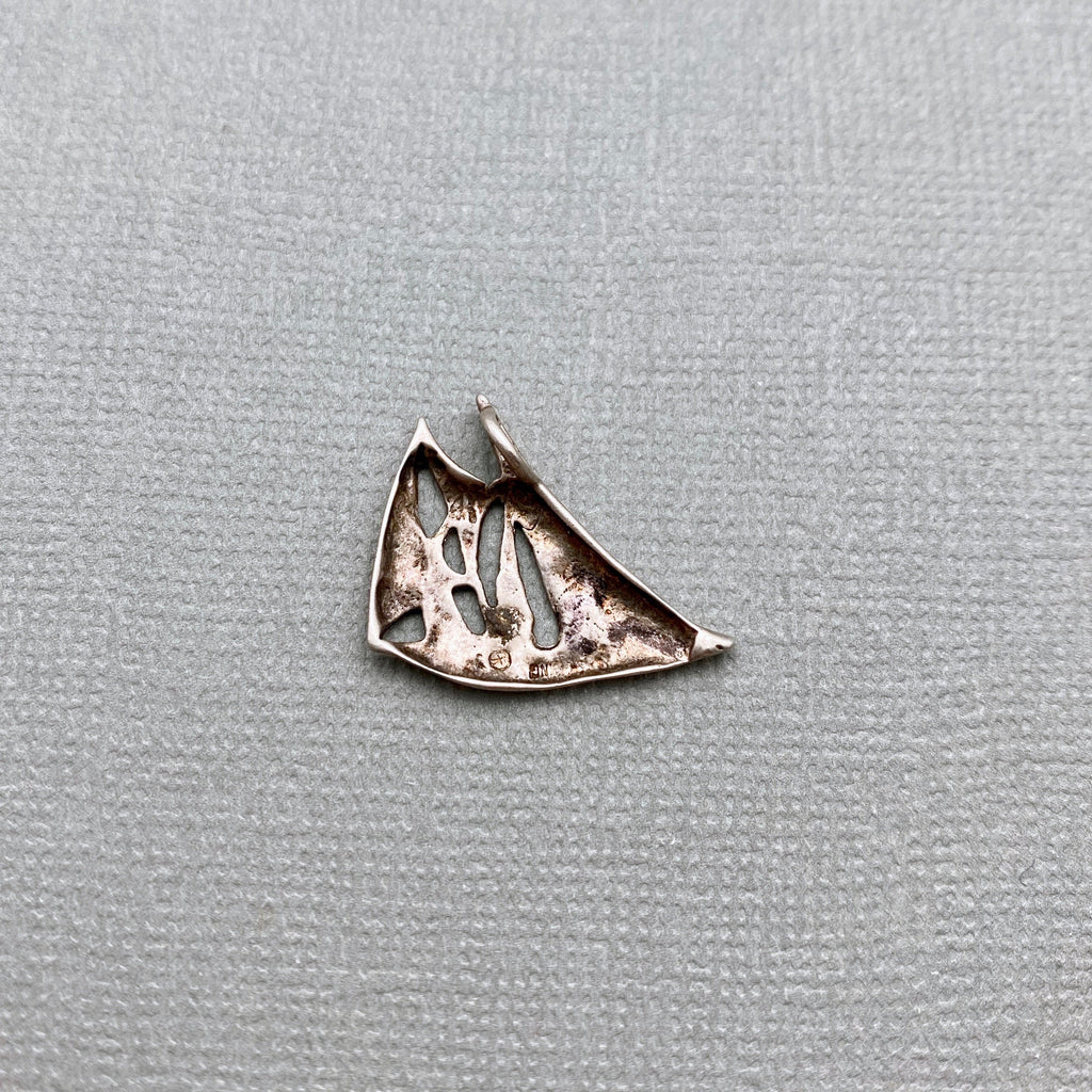 Sterling Silver Handmade Sailboat Pendant (SP18)