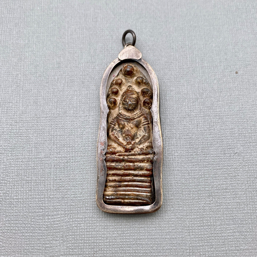 Sitting Buddha Amulet Pendant From Thailand (LAP9)