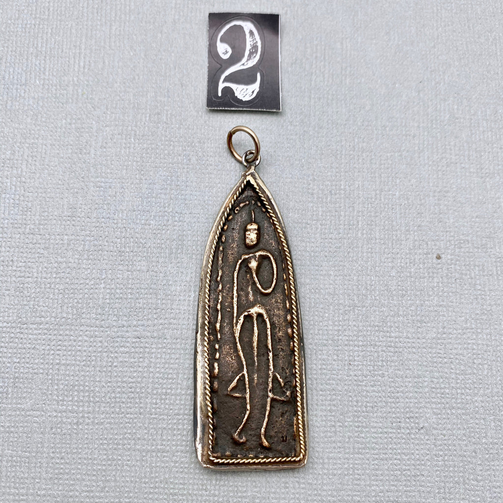 Standing Buddha Amulet Pendant From Thailand (Available in 2 Options) (LAP34)