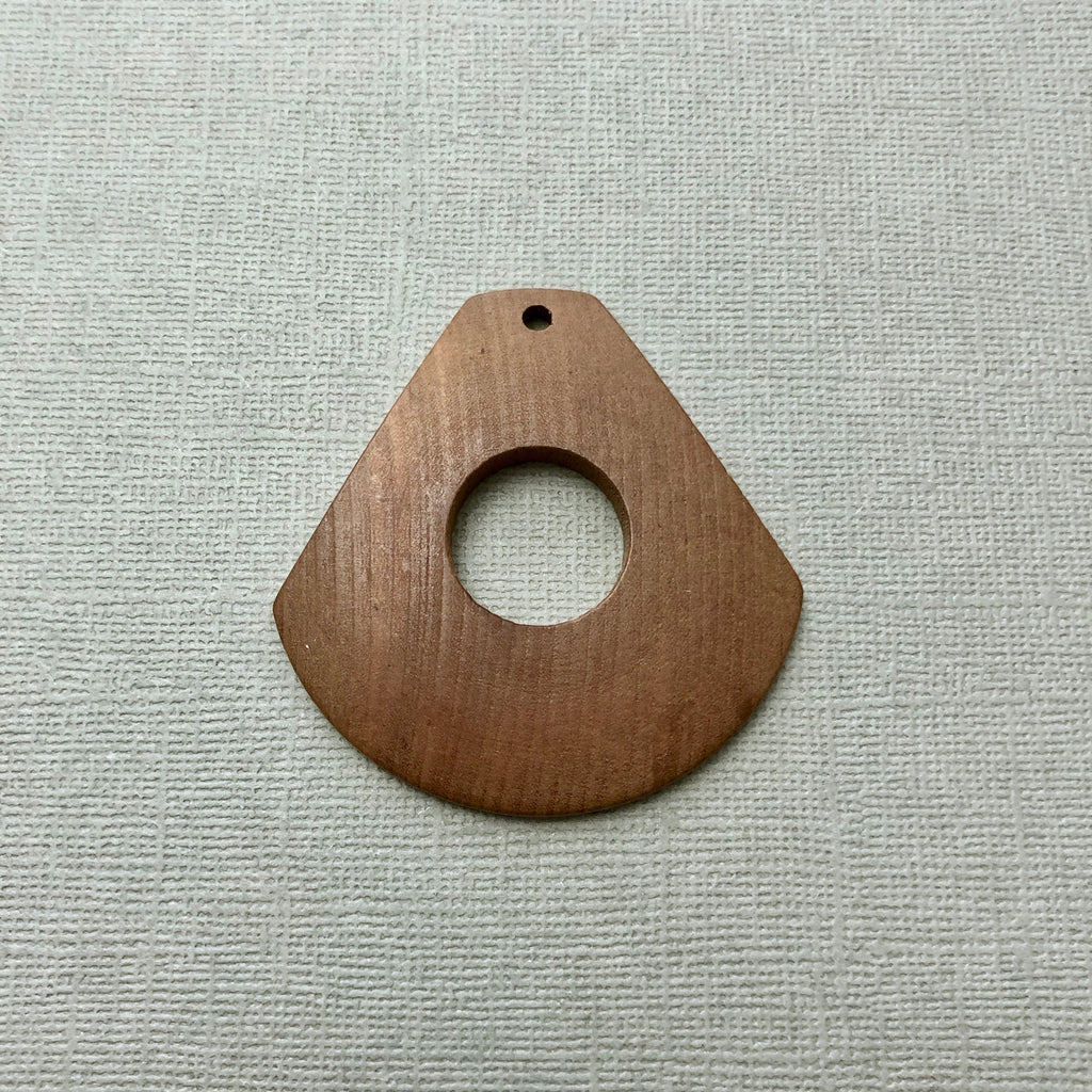 Vintage Wood Geometric Pendant (Available In 2 Options) Dark & Light (WP2)
