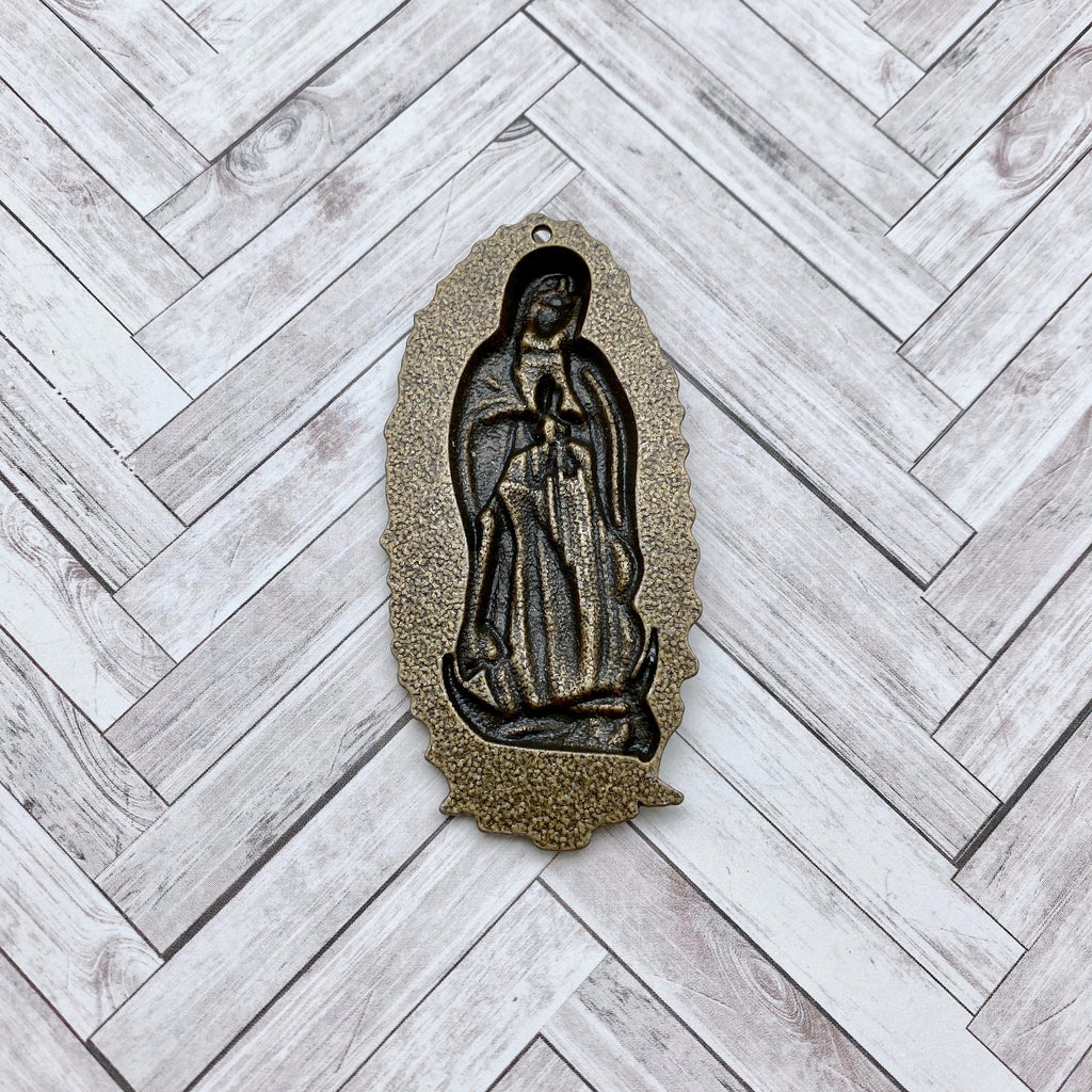 Large Ave Maria Catholic Metal Pendant (RP2)