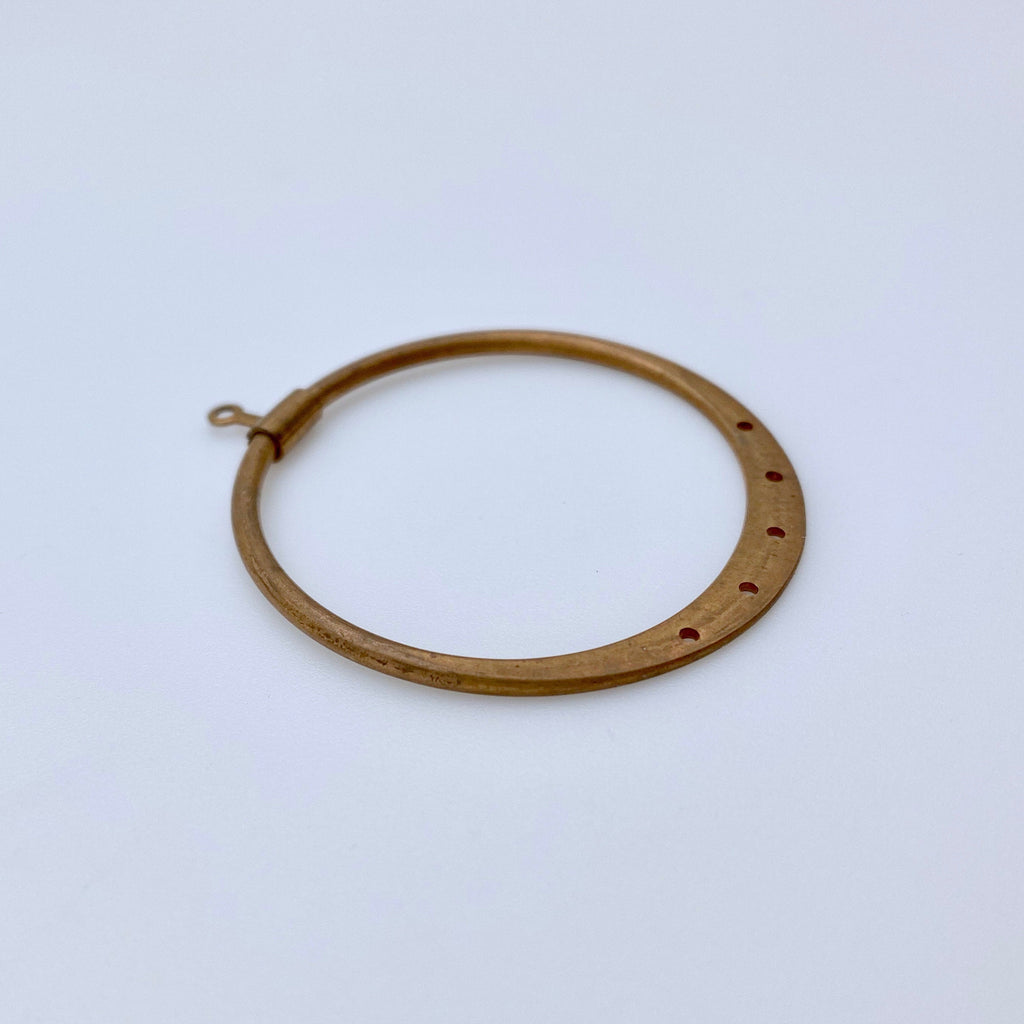 Vintage Brass Hoop Pendant (BP25)