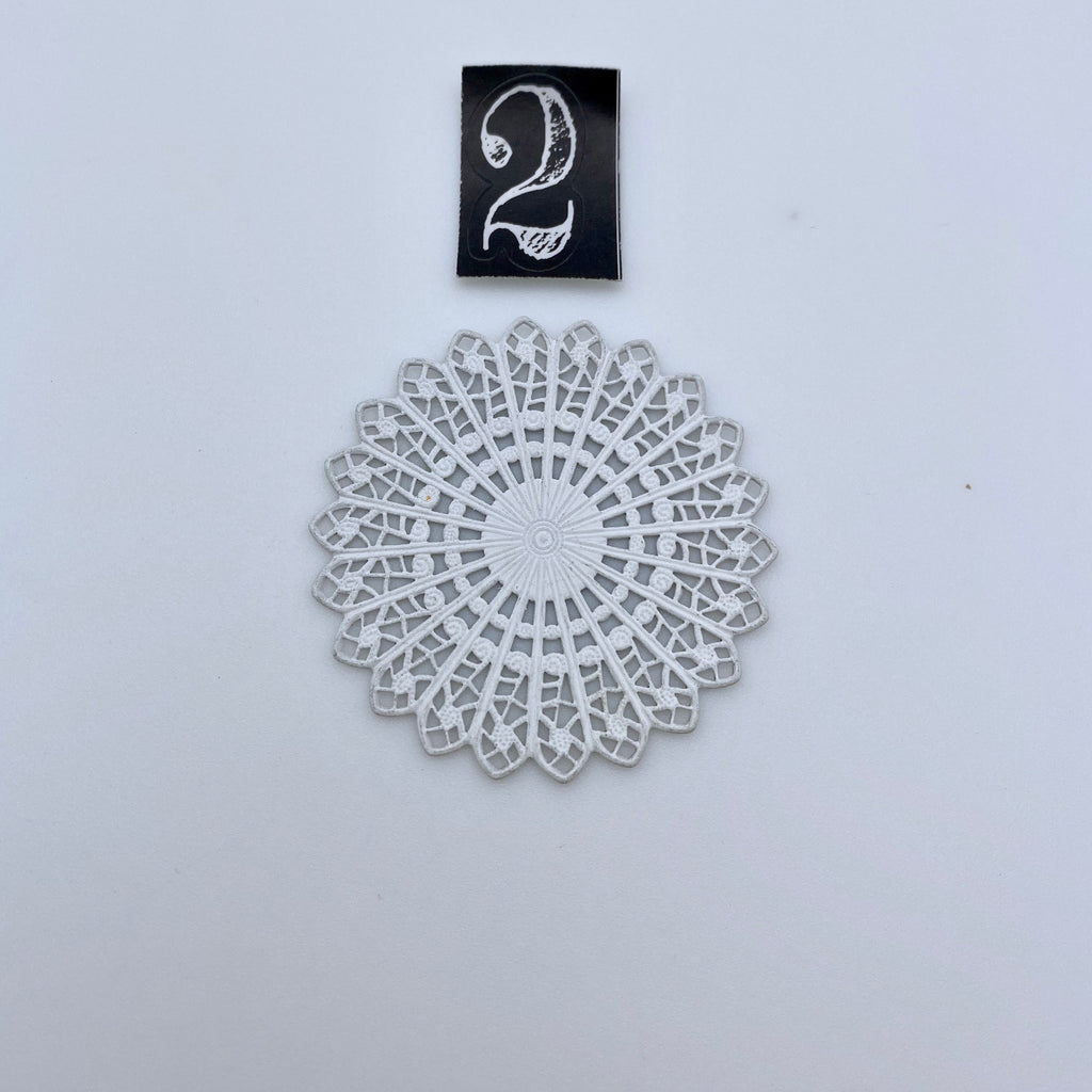 Vintage White Filigree Stampings (3 Options To Choose From) (MP3)
