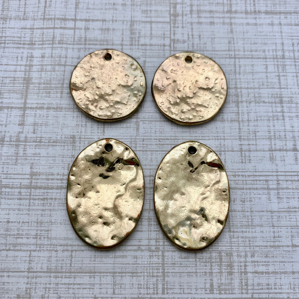 Resin Coated Brass Pendants (MP170)