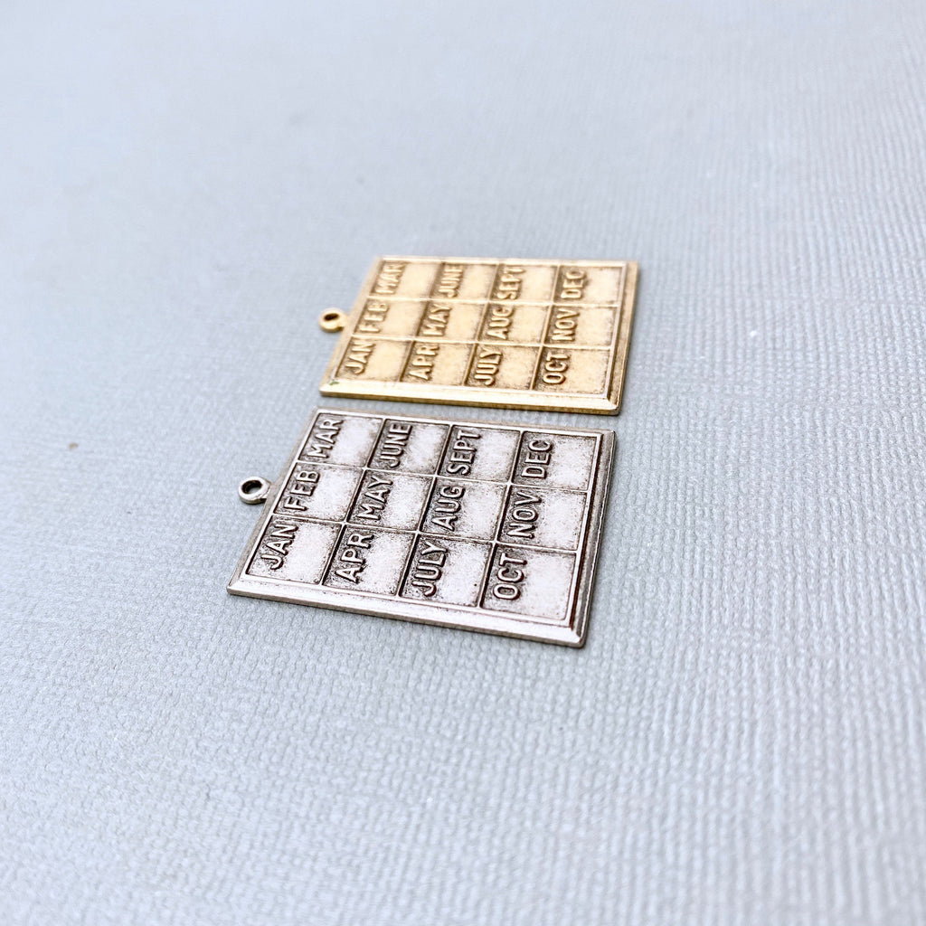 Rectangular Metal Calendar (MP183)