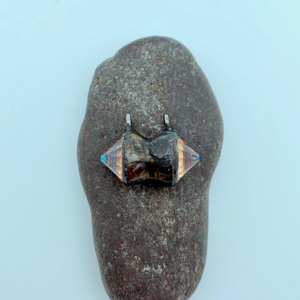 Swarovski Double Jump Ring Crystal Pendant (SGP21)