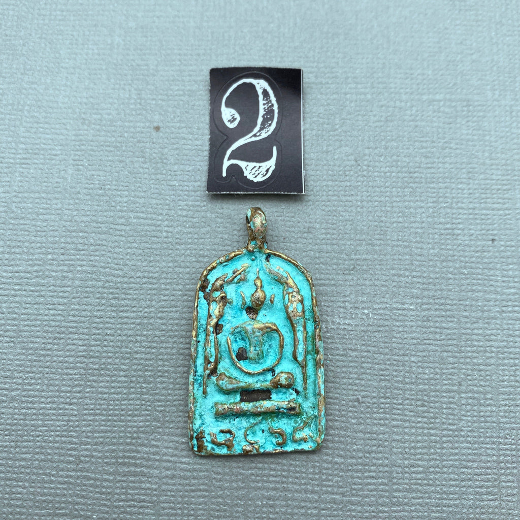 Sitting Amulet Buddha Pendant From Thailand (Available in 3 Options) (SAP7)