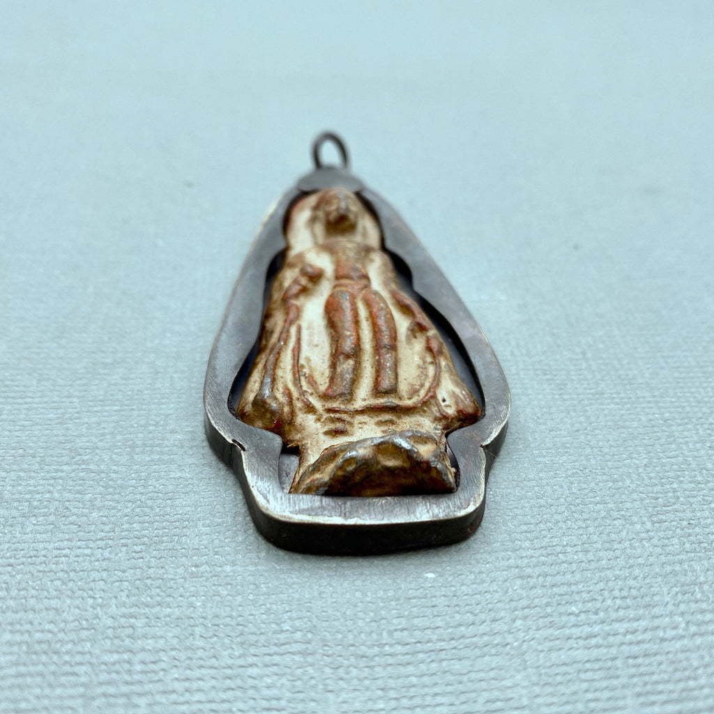 Standing Buddha Amulet Pendant From Thailand (LAP31)