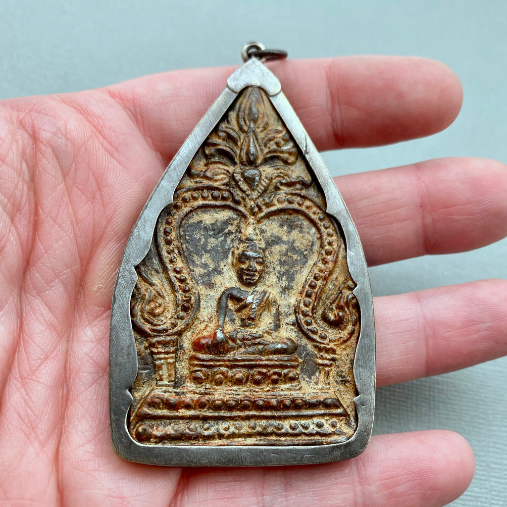 Sitting Buddha Amulet Pendant From Thailand (LAP35)