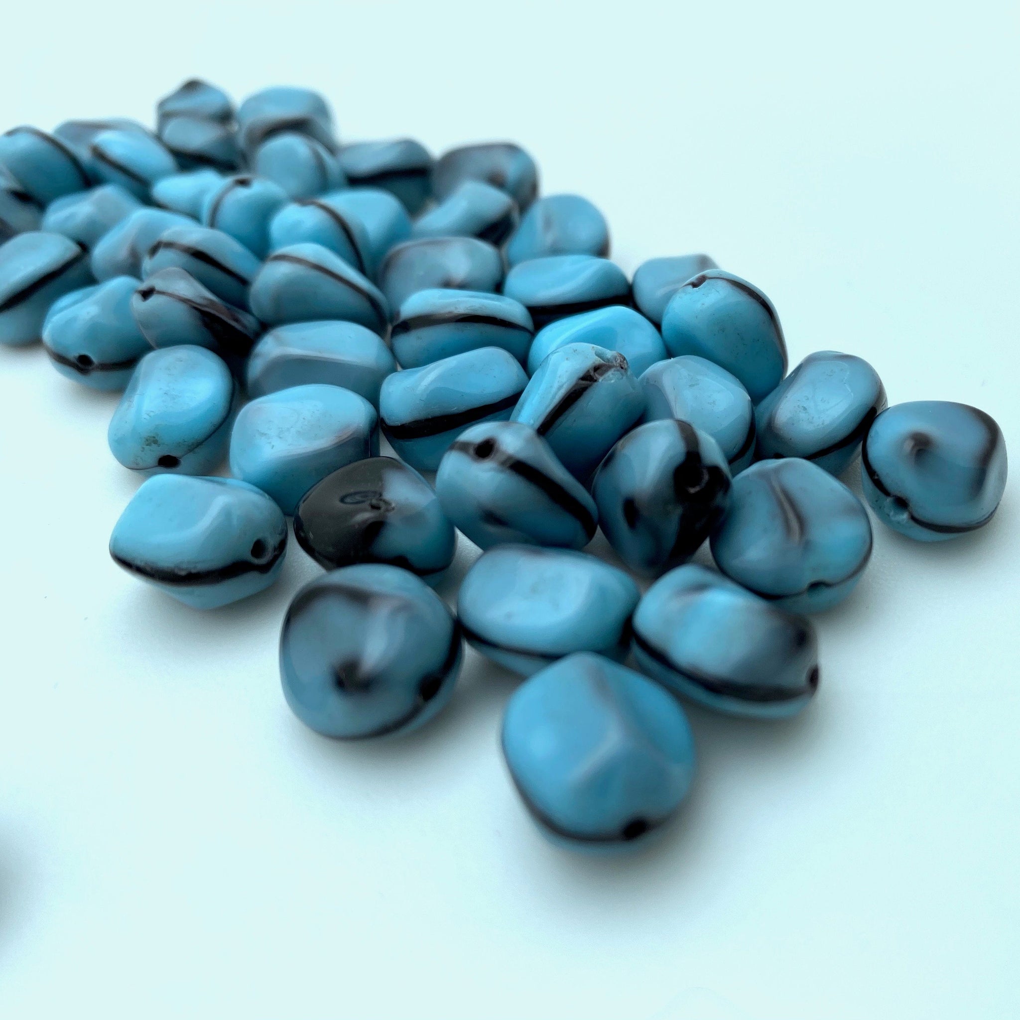 Blue Glass Beads – The Mod Ant
