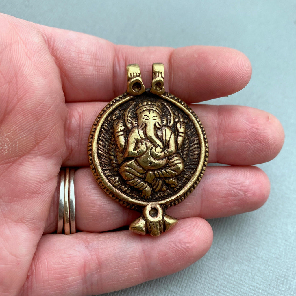 Brass Hindu Ganesh Pendant (BP20)
